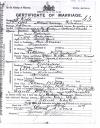 Marriage Certificate of James Welsh Duke and Janet Whyte
